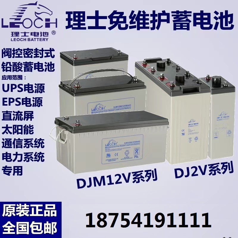 理士蓄电池DJM1265 12V38AH 100AH 120AH铅酸免维护DJ2V图1