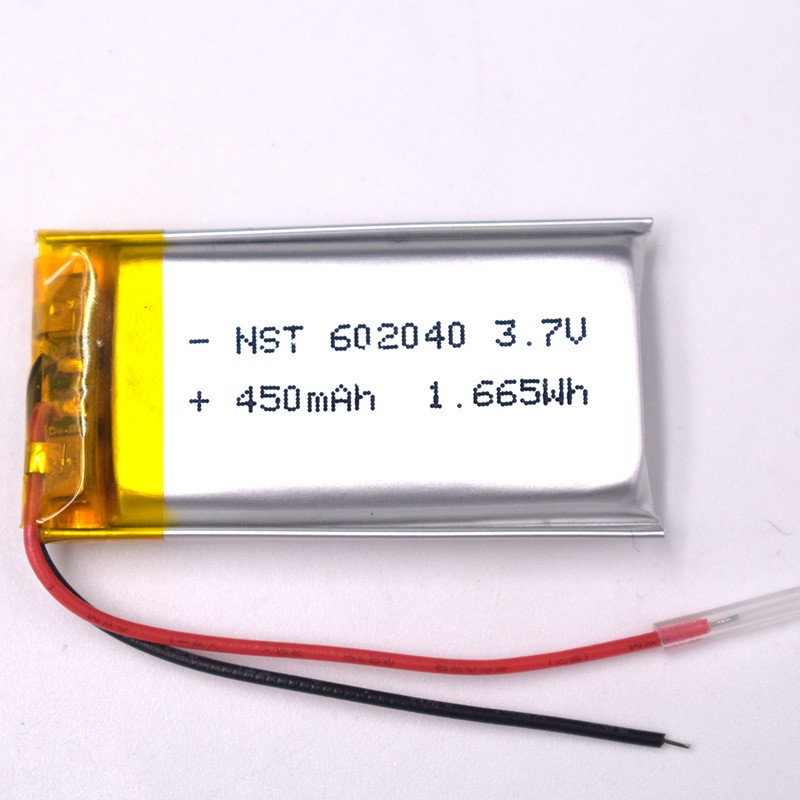 602040聚合物锂电池3.7V 450mah 蓝牙音响led灯 厂家直供批发图4