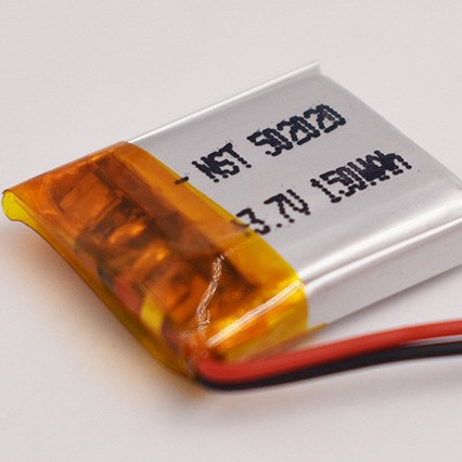 502020聚合物锂电池3.7V 150mah 智能玩具密码锁蓝牙运动耳机图2