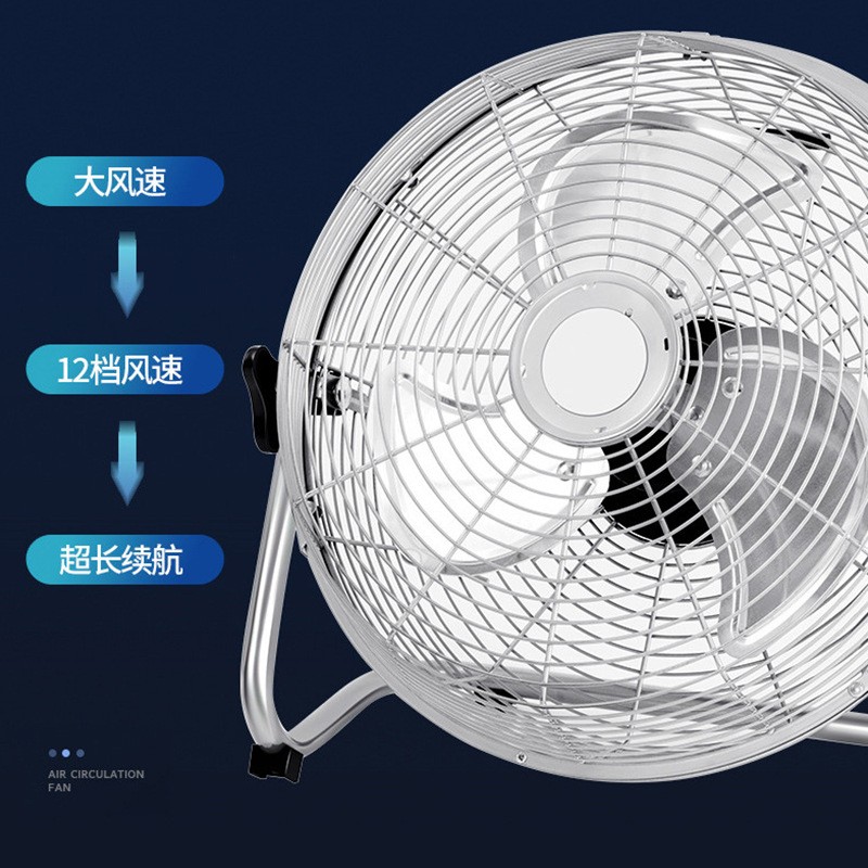 12V趴地式充电太阳能风扇solar fan12寸7.4V可充手机户外露营图3