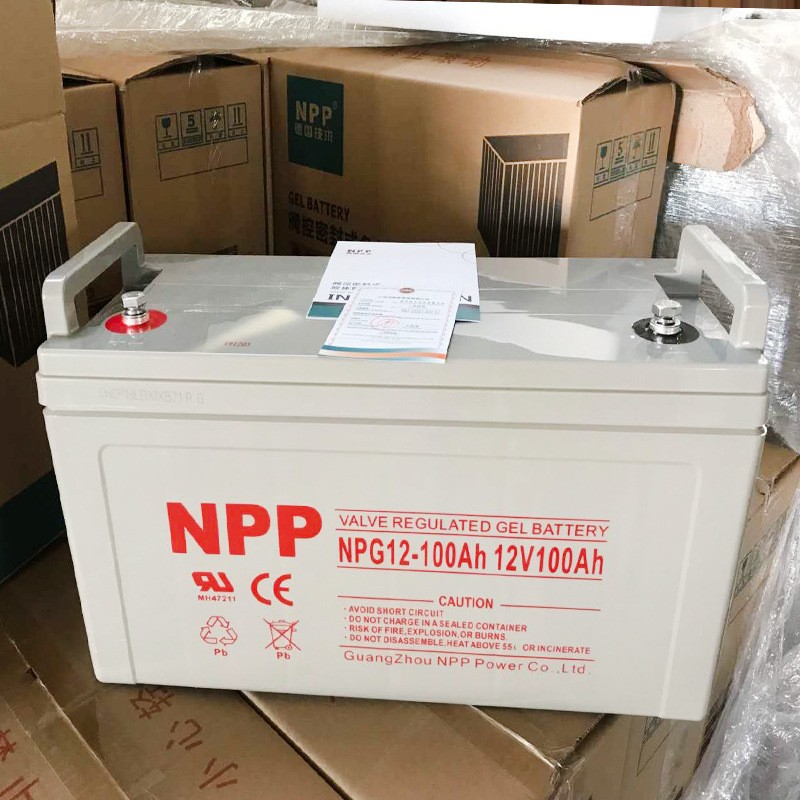 NPP耐普蓄电池12v100ah机房UPSEPS直流屏NPG12-100太阳能胶体电池图4