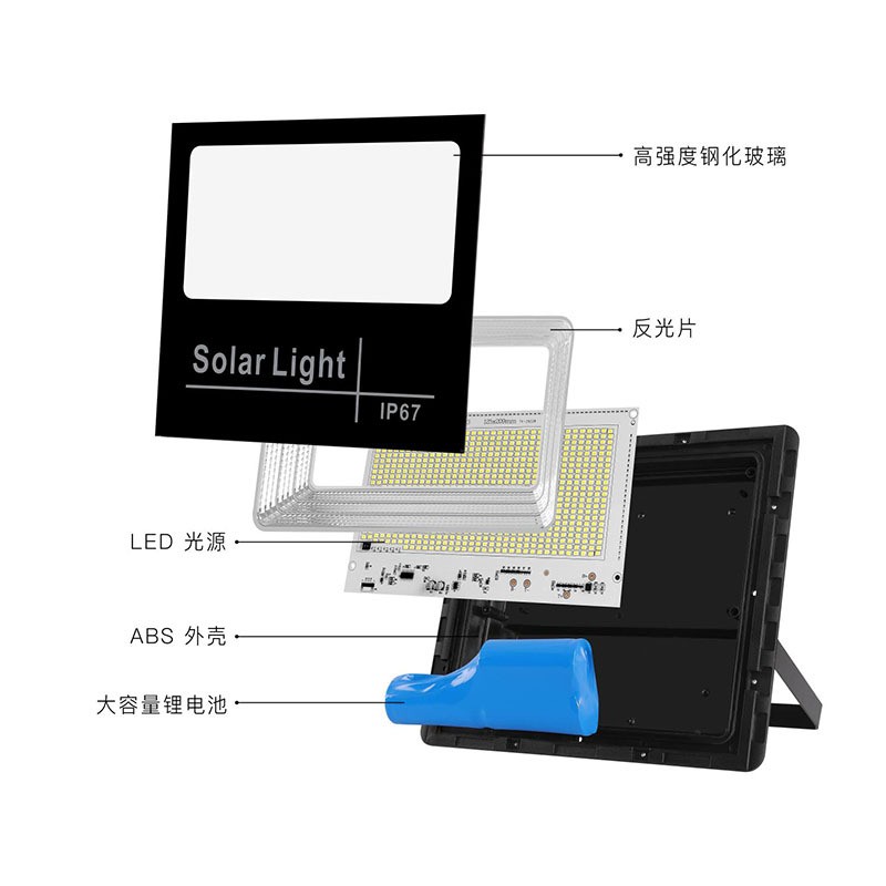 云南一体化路灯太阳能LED灯 工程款路灯 室外庭院照明家用户外灯图2