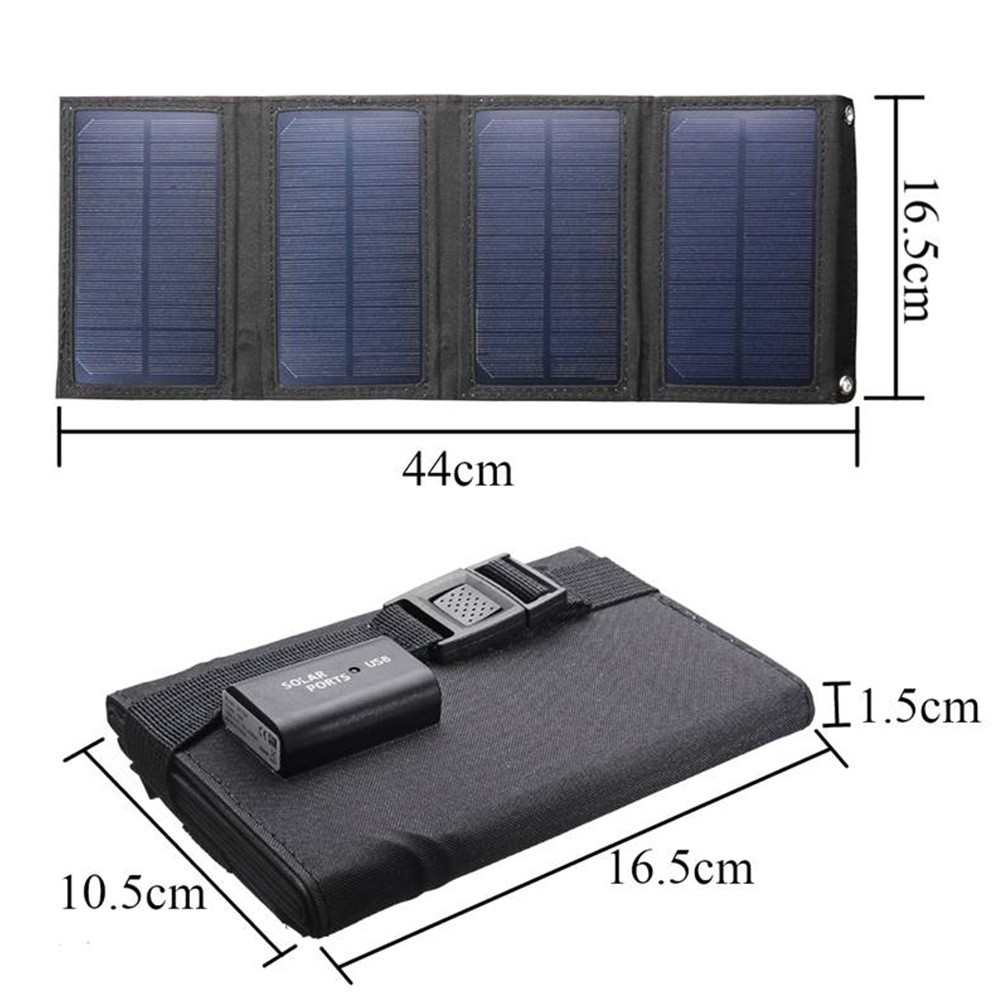 20W 7W 太阳能板充电器 手机 移动电源户外便携充电包图3