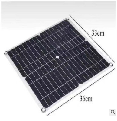 20W 蓄电池太阳能充电器 18V 50W 户外太阳能板船电池充电器 组件图2