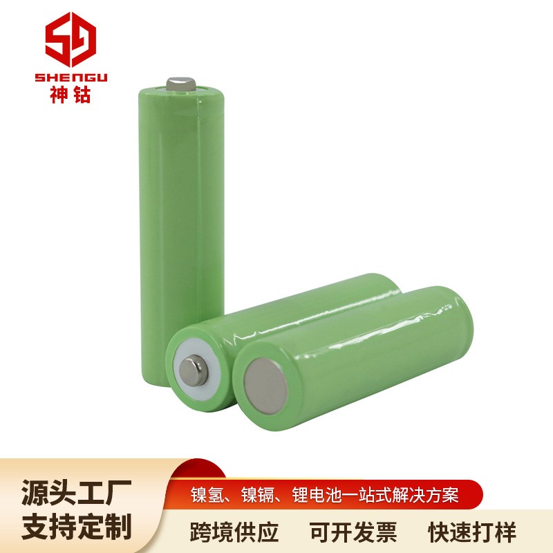 14500 800mAh Ni-MH果绿色外皮可充电电池AA镍氢电池1500mAh 1.2V图3