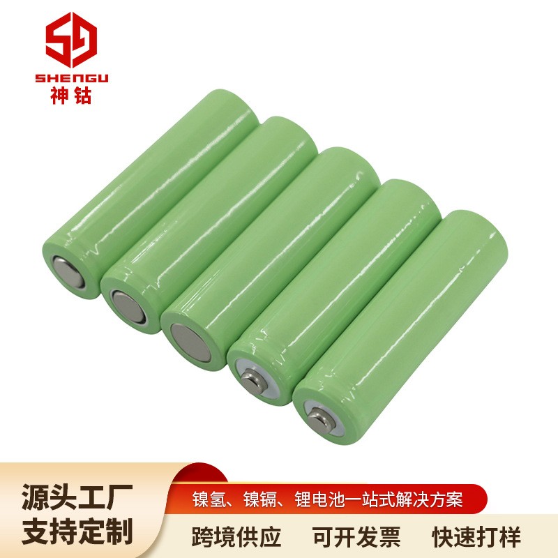 14500 800mAh Ni-MH果绿色外皮可充电电池AA镍氢电池1500mAh 1.2V图4