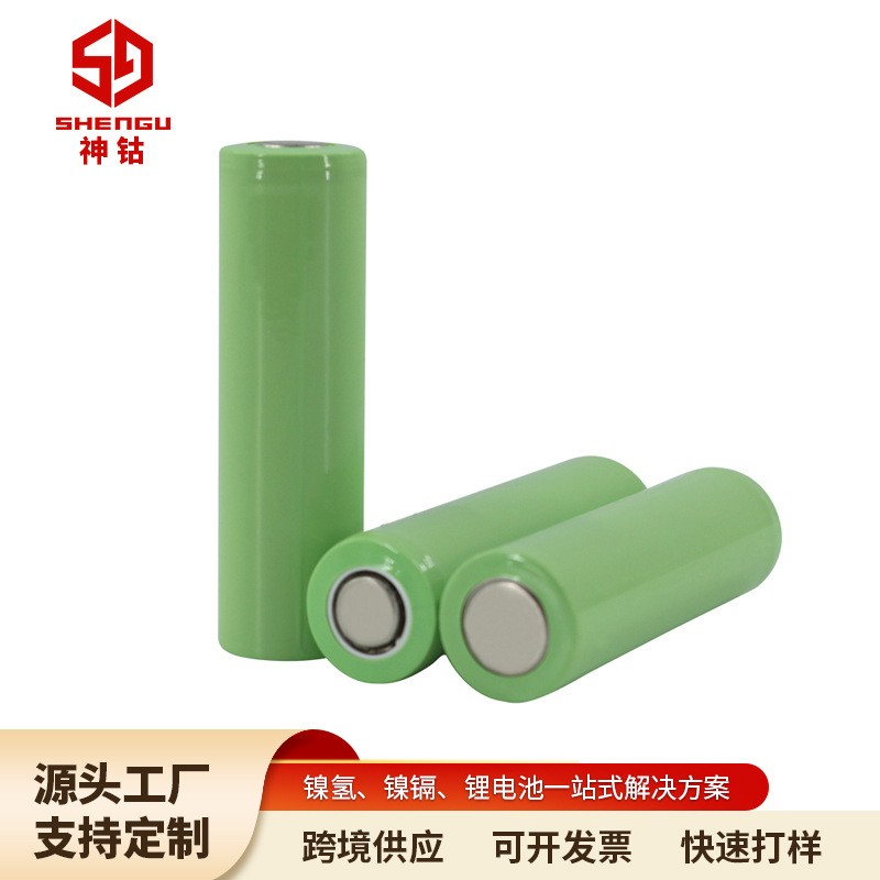 14500 800mAh Ni-MH果绿色外皮可充电电池AA镍氢电池1500mAh 1.2V图5