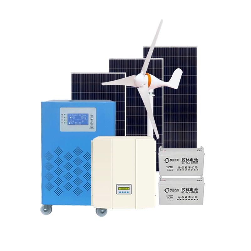 大功率风力发电机1KW5KW10KW风光互补发电系统家用太阳能风力发电图5