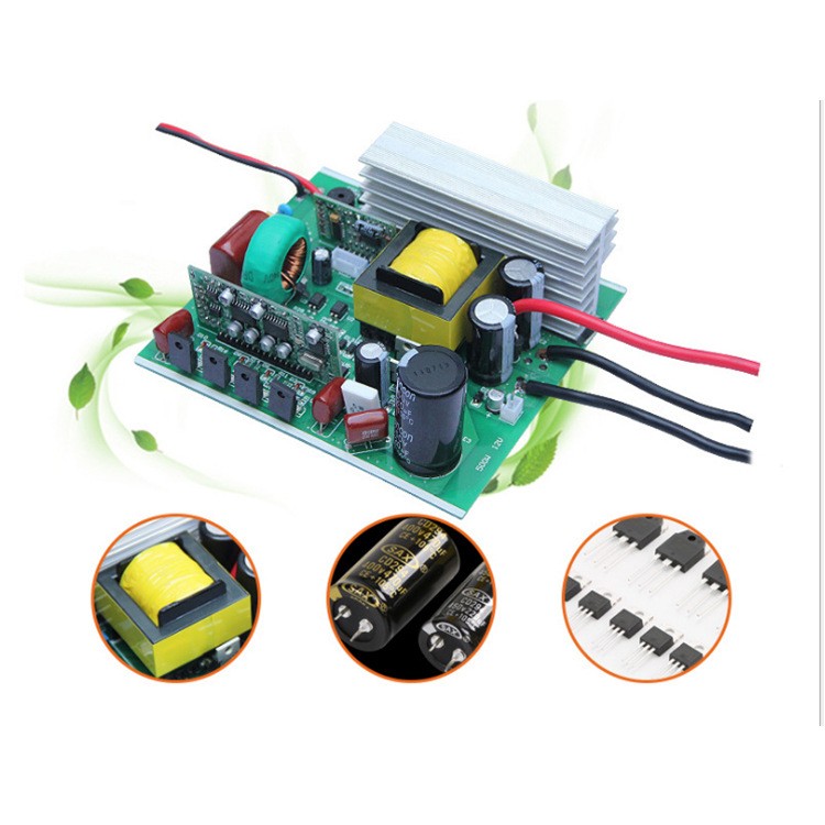 500W高频离网纯正弦波车载逆变器12V24V48V转220V家用电源转换器图2