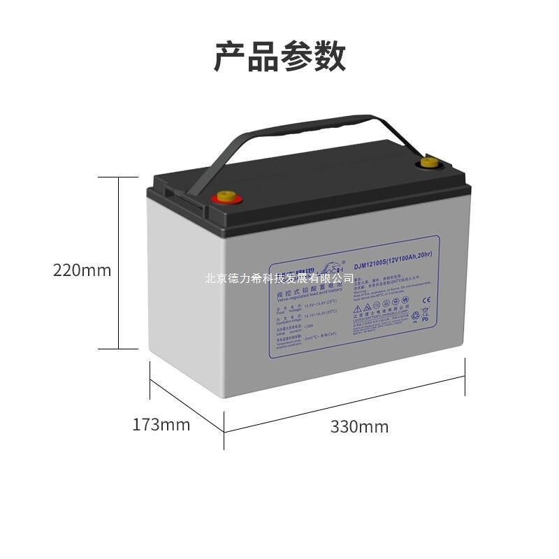 理士阀控式铅酸蓄电池DJM12100S 12V100AH铁路UPS直流屏消防房车图2