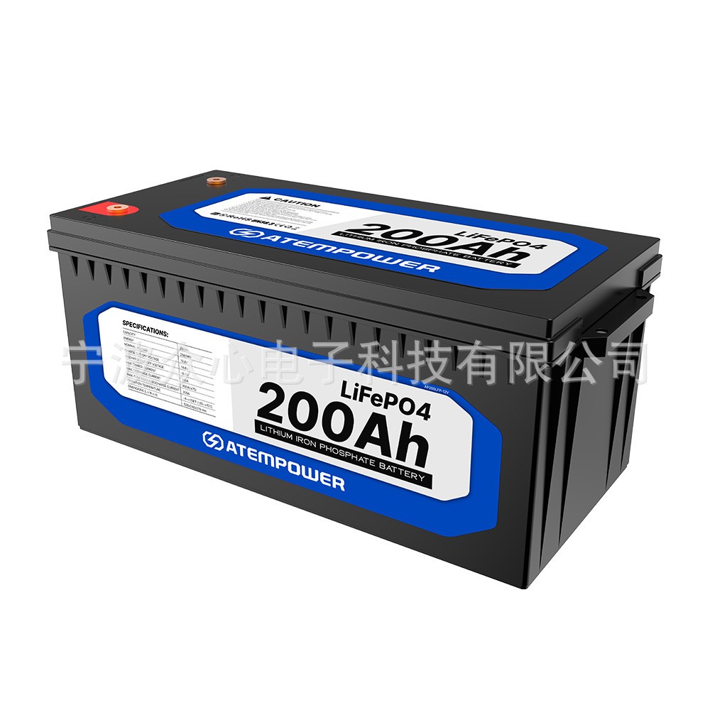 电池太阳能储能露营房车12v200ah lifepo4磷酸铁锂电池图2