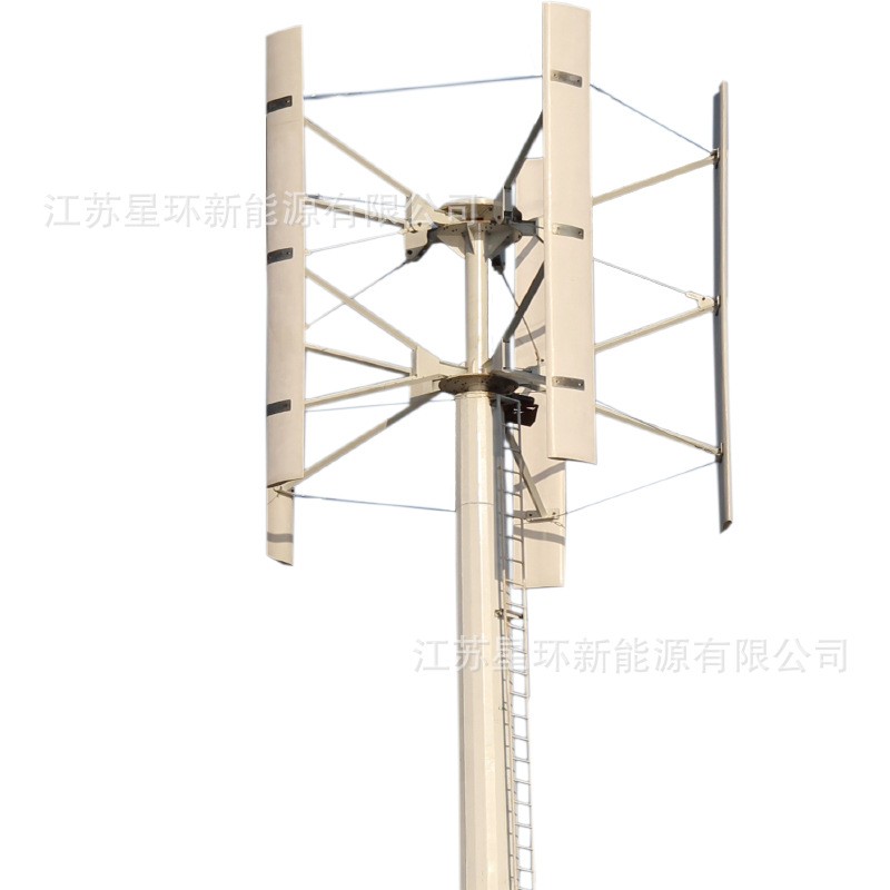 星环新能源SR-H型50kw220v380v440v离网并网垂直轴风力发电机50KW图1