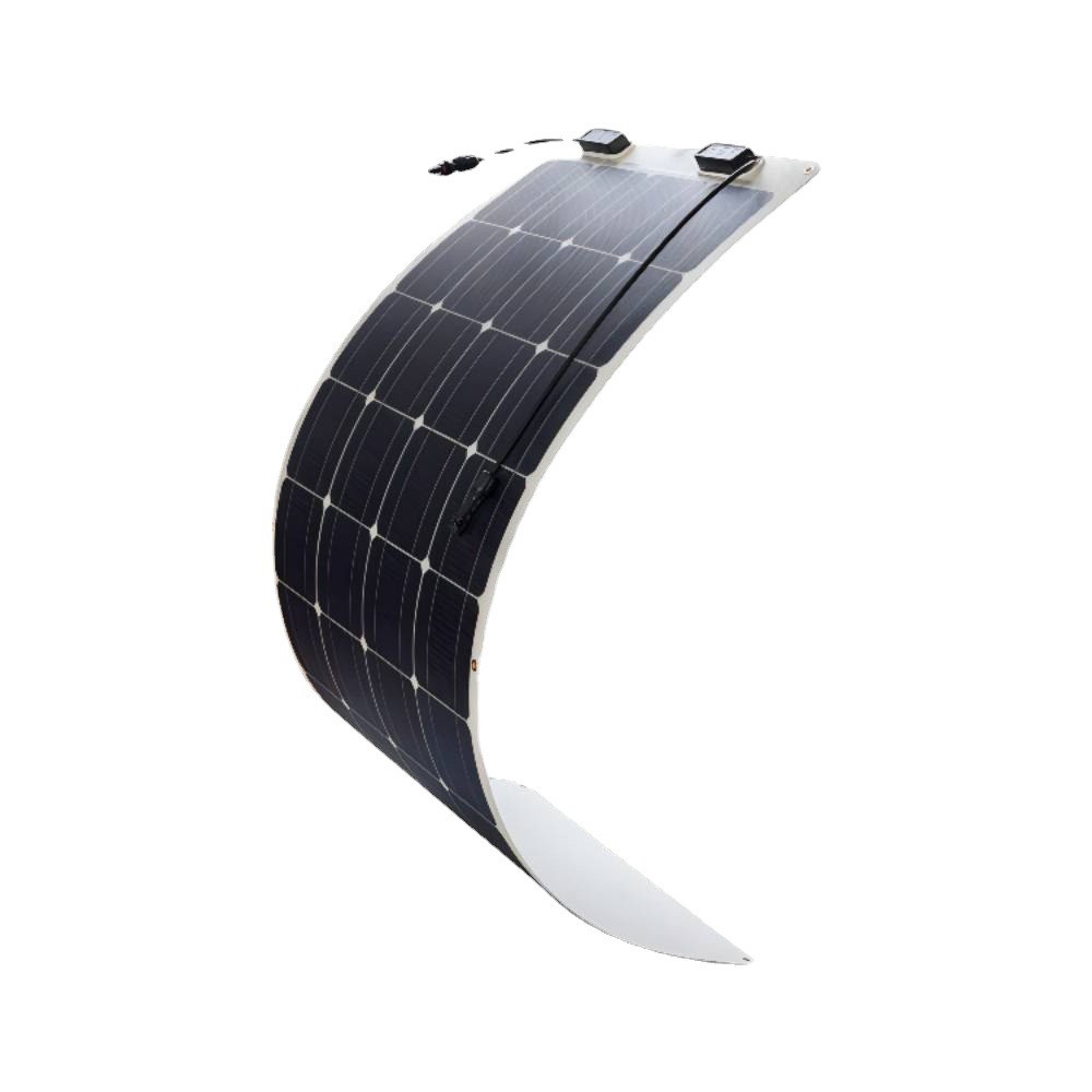 定制太阳能板柔性板90-200W可弯曲光伏板单晶硅PET ETFE薄膜