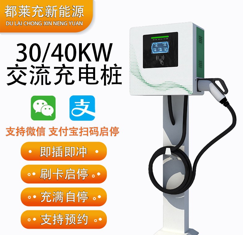 30/40KW新能源电动汽车充电桩双枪60/80千瓦商用快充 直流桩充电站  10+