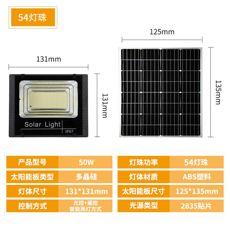 太阳能感应灯户外家用庭院灯别墅新农村太阳能聚宝盆led投光灯图4