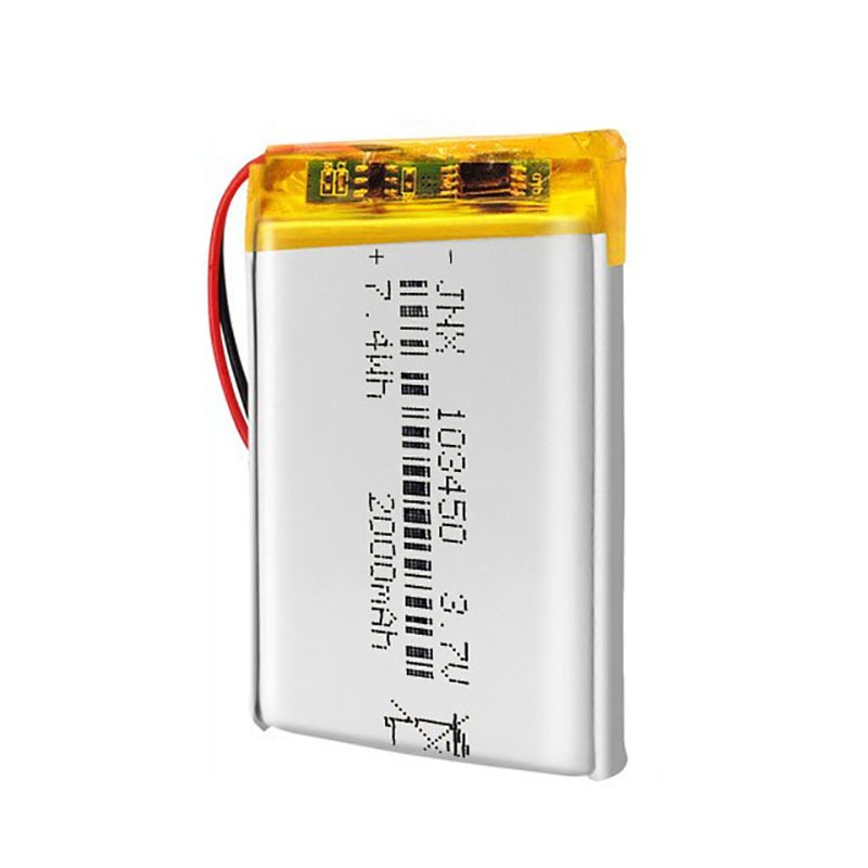 聚合物103450锂电池2000mAh 3.7v 智能机器人 美容仪 led灯锂电池图2