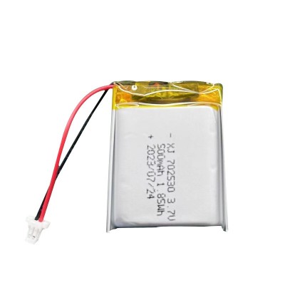 3.7v聚合物702530电池500mah 带iec62133 空海运un38.3认证锂电池