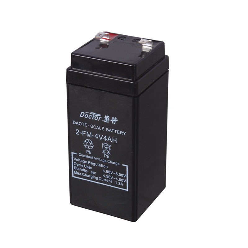 道特4V4AH/20hr充电电瓶电子秤电池4v商用台称免维护 铅酸蓄电池