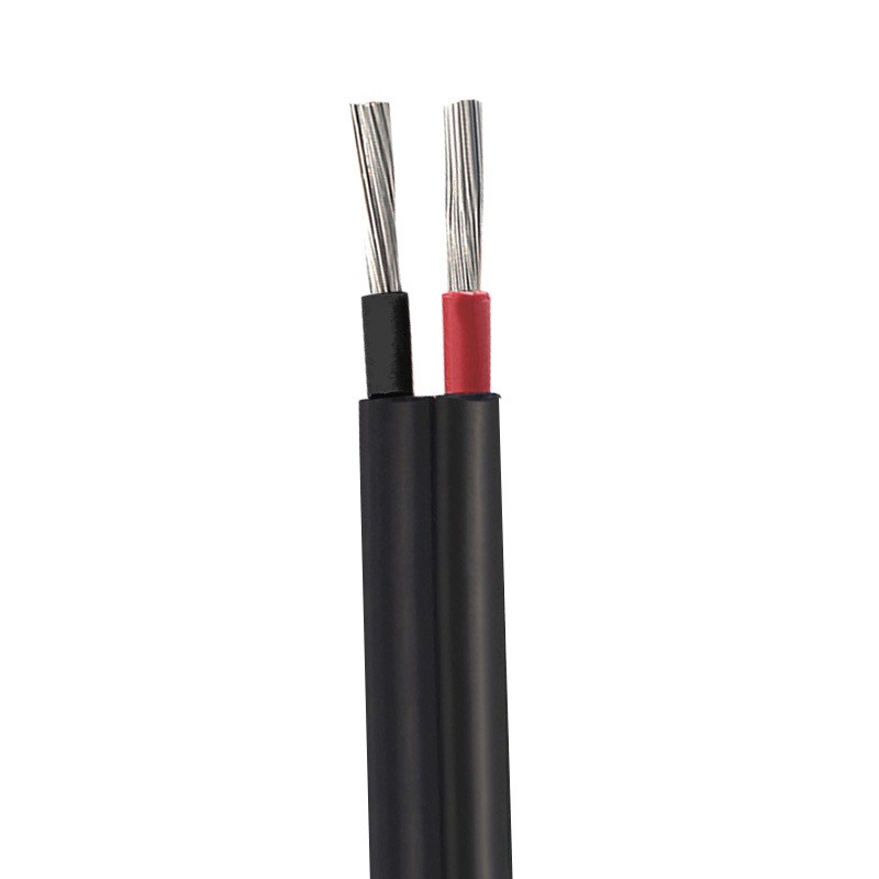 双芯光伏线PV1-F光伏电缆太阳能光伏线红黑线2*4光伏直流线