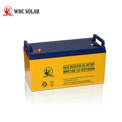 SOLAR GEL BATTERY 12v100ah太阳能胶体蓄电池免维护寿命长