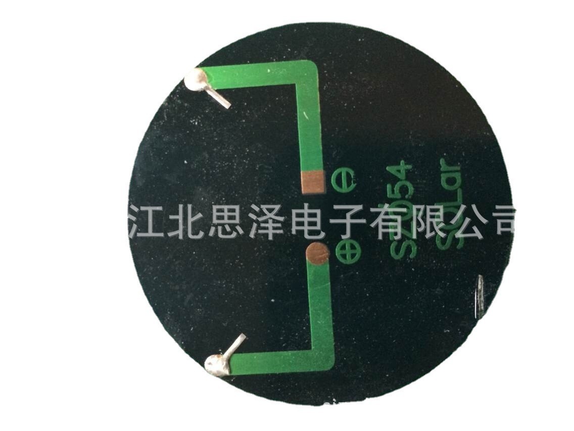 厂家生产 单晶圆滴胶太阳能电池板/组件54mm/5V/50MA太阳能滴胶板图3