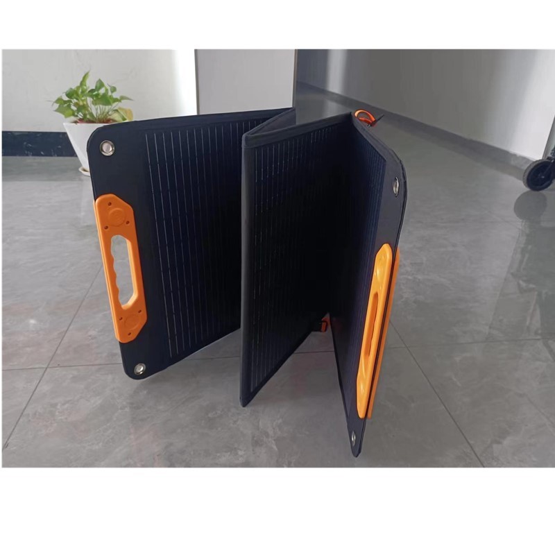 60W100W120W200W户外太阳能发电折叠包便携式12V18V充电板图4