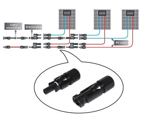 MC4光伏连接器电池板组件防水专用太阳能光伏电缆插头图4
