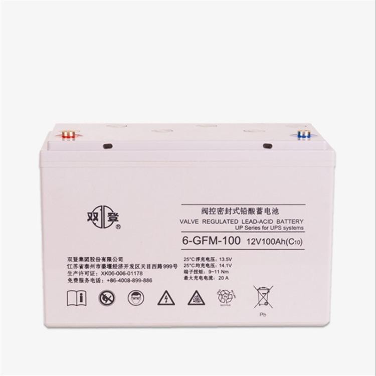 双登蓄电池6-GFM-100免维护铅酸蓄电池12V100AHUPS/EPS直流屏电池图5