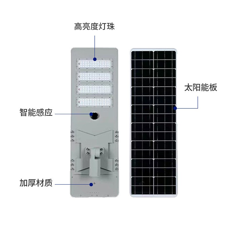 led太阳能模组路灯40W60W80W农村建设工程一体化太阳能路灯生产厂图1