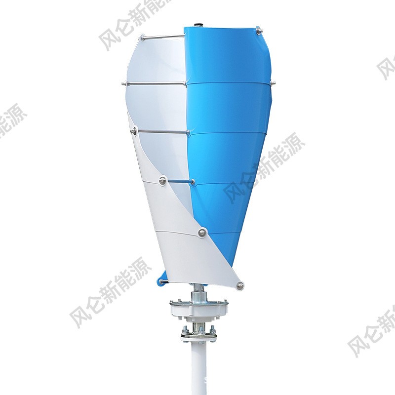 家用垂直轴螺旋风力发电机厂家风光互补太阳能路灯工程监控新能源图4